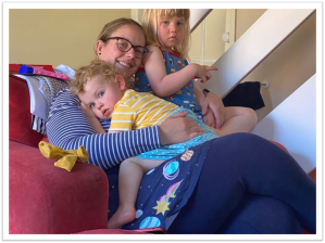 Picture of Kate Westwood and her two children